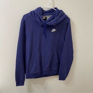 Nike pullover hoodie blue medium